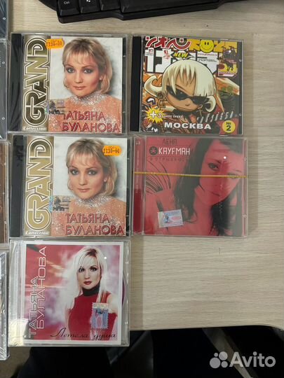 Cd диски новые русские и зарубежные