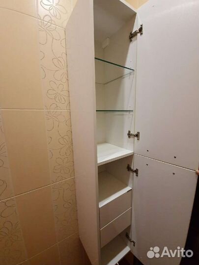 Пенал шкаф тумба Aguaton для ванной комнаты