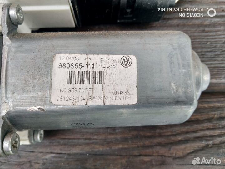 Мотор стеклоподъёмника задний левый VW Джетта 5