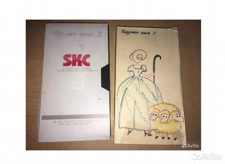 Видеокассеты VHS мультфильм История игр за шоколад