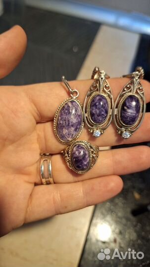 Набор кольцо и серьги