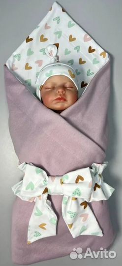 Комплект на выписку для девочки лето