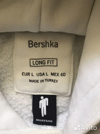 Худи оверсайз билли айлиш bershka billie eilish