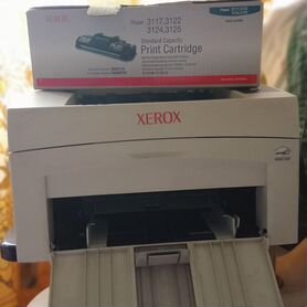 Принтер xerox Phaser 3117 с двумя картриджами