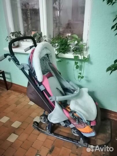 Санки коляска ника 7-3