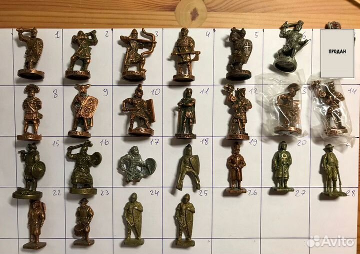 Солдатики Ландрин и Киндер