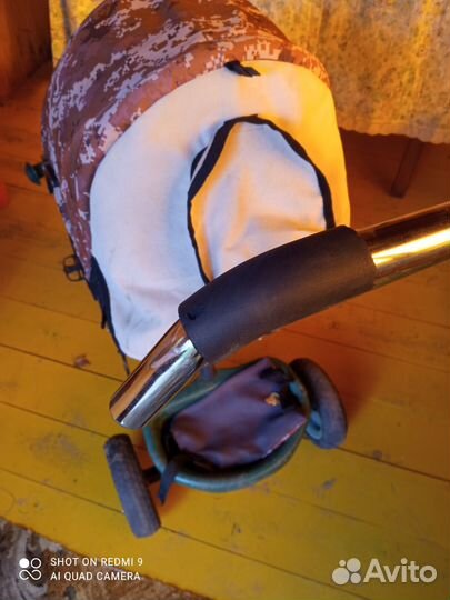 Велосипед трёхколёсный с ручкой