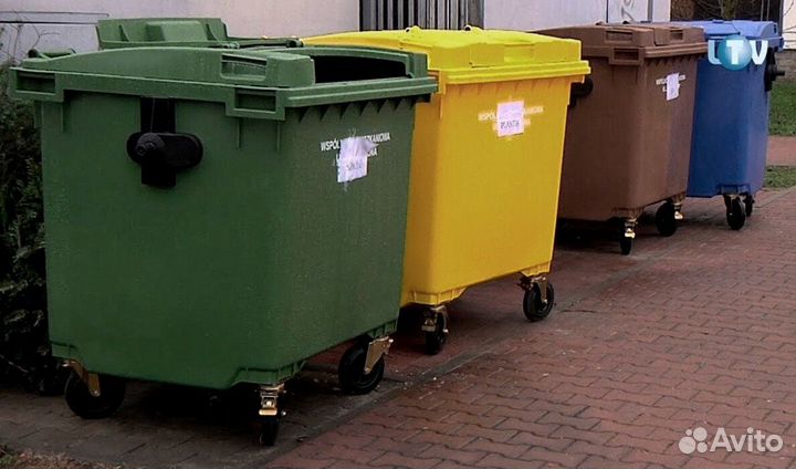 Пластиковый контейнер 1100л. Арт. 15150