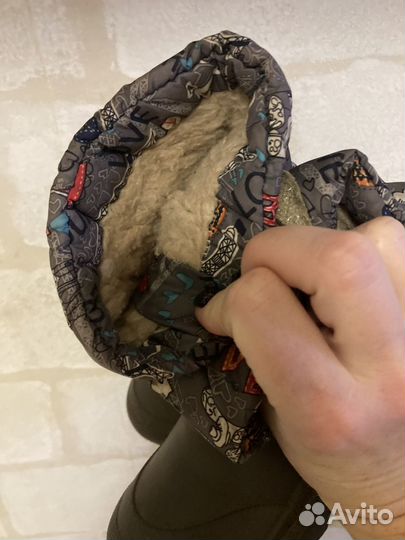 Сапоги дутики детские