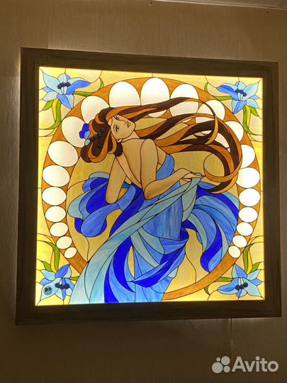 Картина витражная