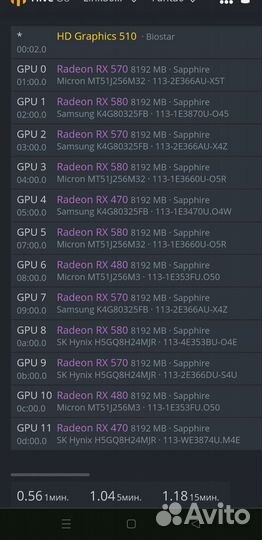 Майнинг ферма AMD Radeon rx