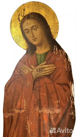 Икона Храмовая Иоанн Богослов предстоящий образ 18