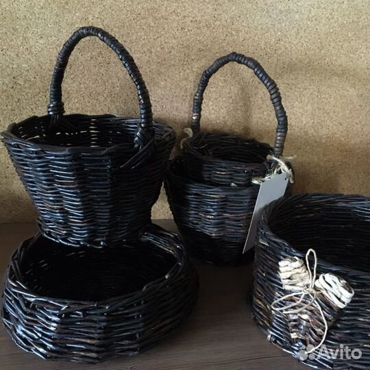 Кашпо плетеное handmade