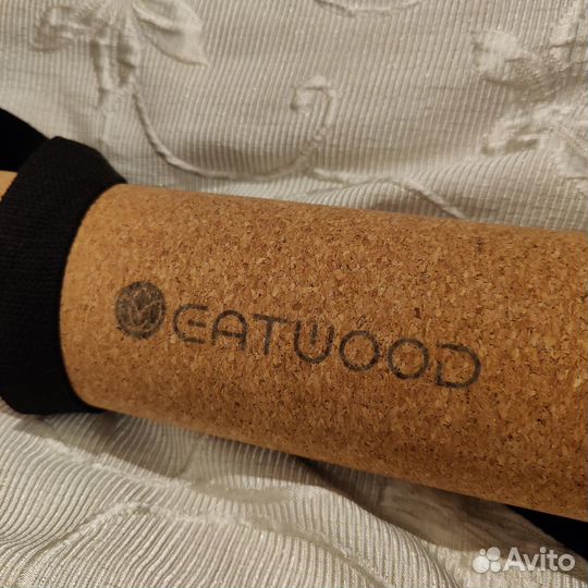 Коврик для йоги eatwood из пробки и каучука