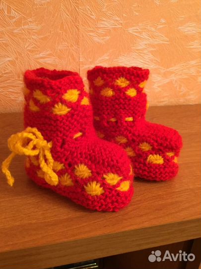 Пинетки вязаные