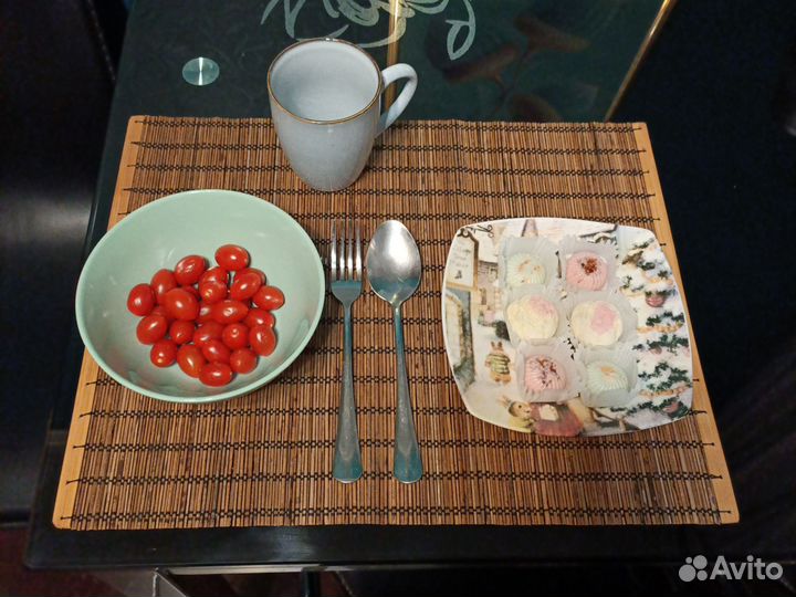 IKEA салфетки/плейсматы бамбуковые на стол (2 шт)