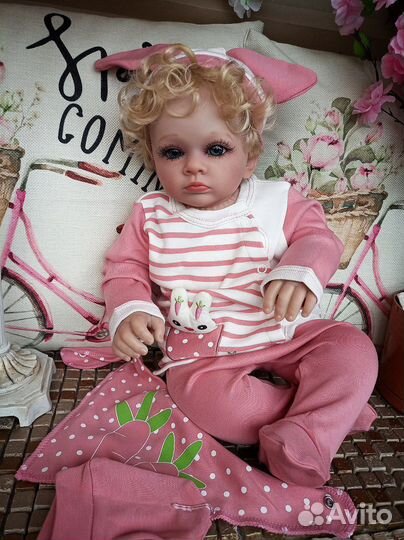 Кукла реборн 48см 3D роспись