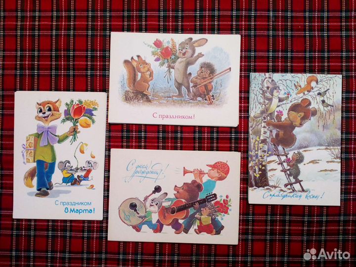 Открытки В.Зарубина. Чистые