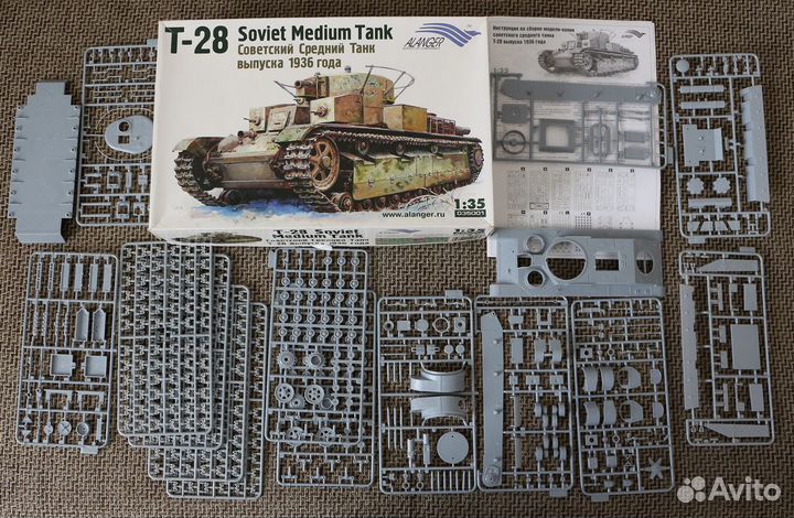 Сборная модель танка T-28 1936 1/35