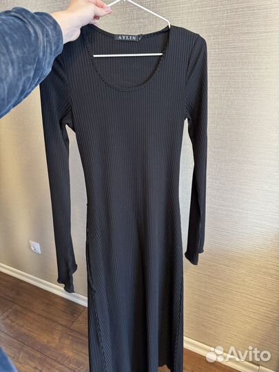 Платье лапша длинное