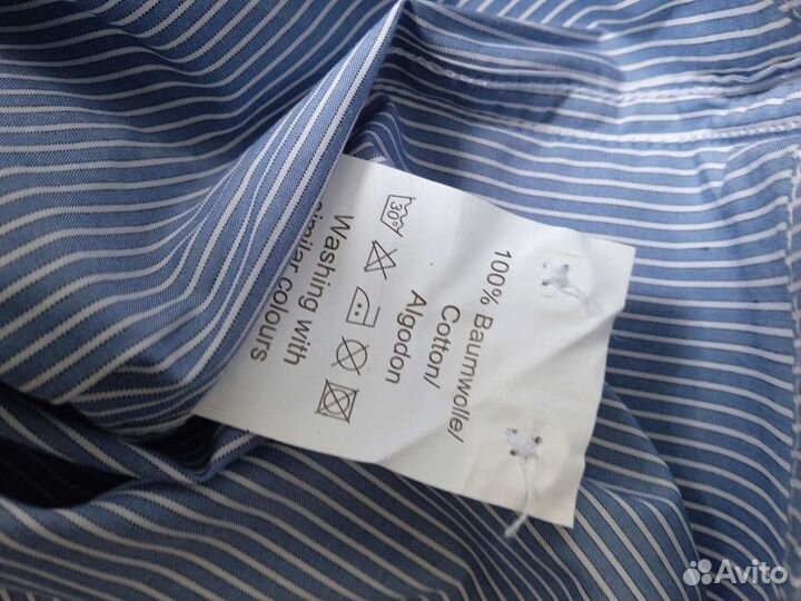 Рубашка.Сорочка.Хлопок100. муж.с длин.р.Нов