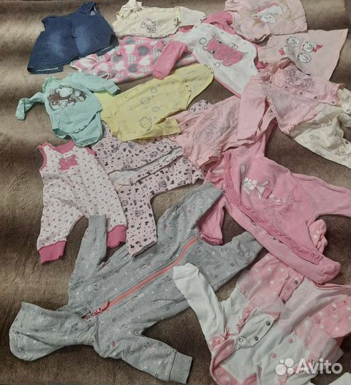 Детская одежда для девочек пакетом