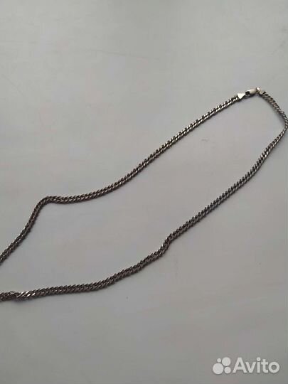 Цепь Серебро с позолотой