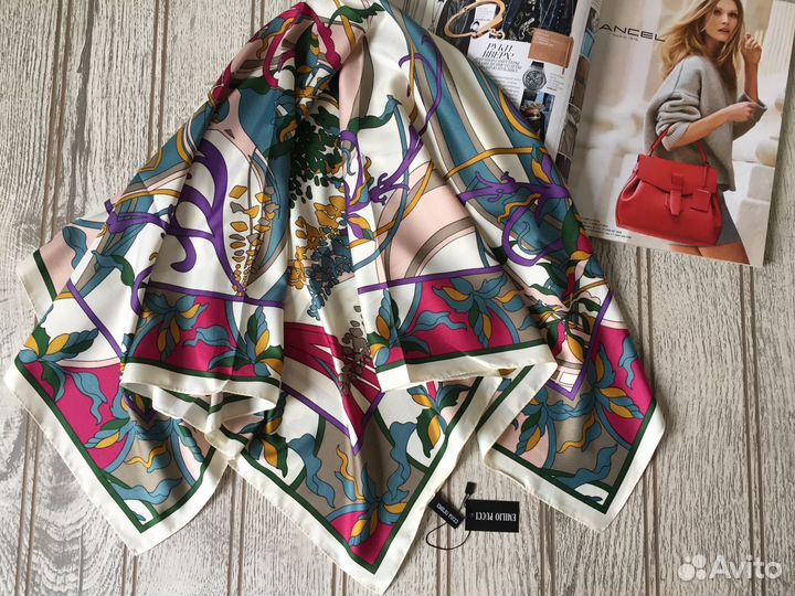 Шелковый платк Emilio Pucci, 6 цветов