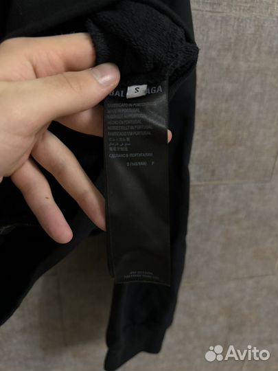 В Наличии Balenciaga sticker zip hoodie зип худи
