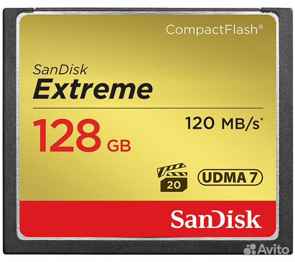 Карта памяти SanDisk CompactFlash Extreme (120/60M