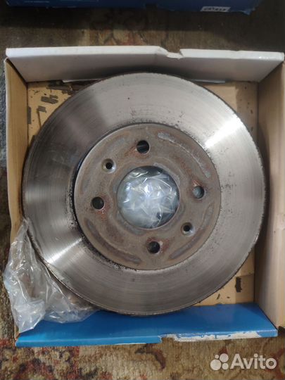 Передние тормозные диски хундай Солярис