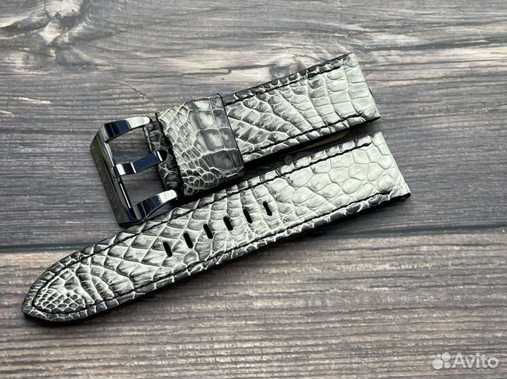 Ремешок для часов 24мм аллигатор