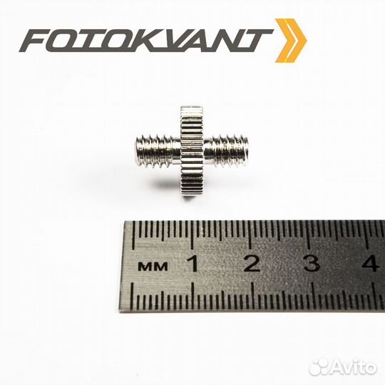 Винт-переходник Fotokvant FLH-06-BR 1/4 дюйма и 1