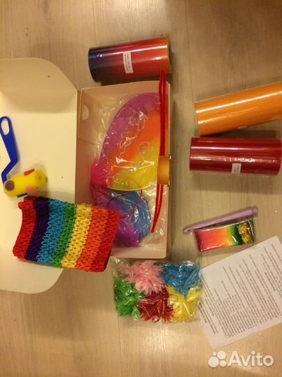 Батик Бабочка радужная Карнавальный к-м Сделай сам