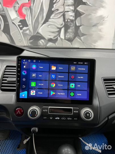 Штатная магнитола Teyes X1 4G - Honda Civic