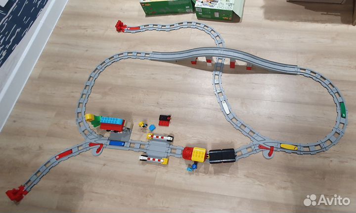 Lego duplo поезд на паровой тяге,3 набора