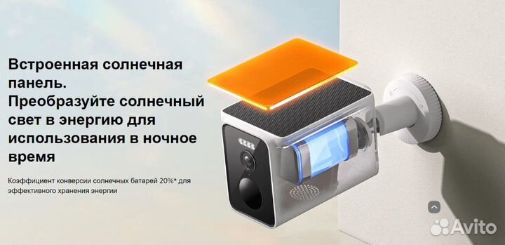 Камера видеонаблюдения Xiaomi Solar Outdoor Camera