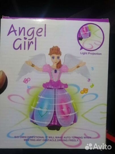 Кукла ангел светится новая