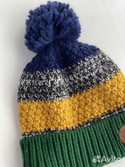 Шарф и шапка на мальчика 7-9 лет, новая