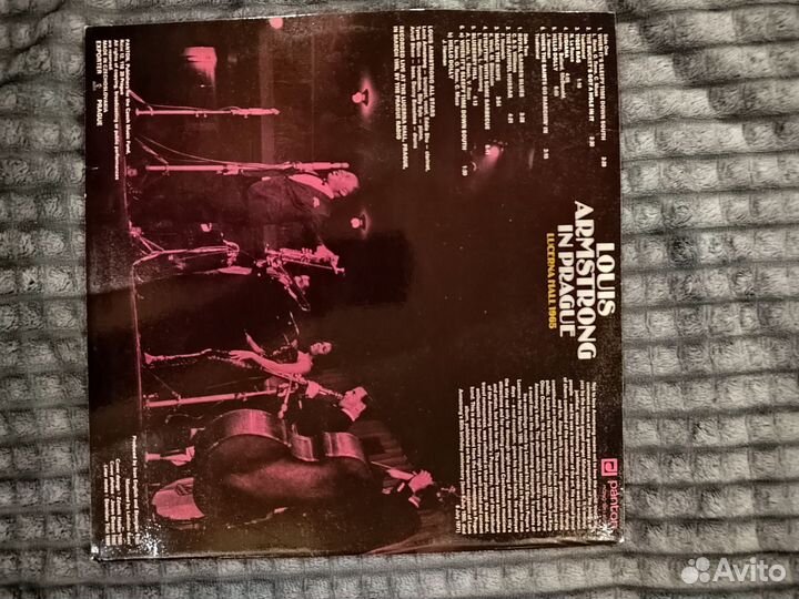 Louis Armstrong In Prague Lucerna Hall 1965 Винил