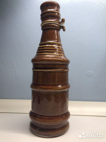 Бутылка керамическая для вина