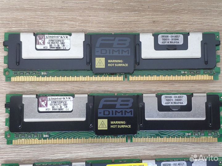 Оперативная память DDR2 Kingston (KVR667D2D8F5/1G)