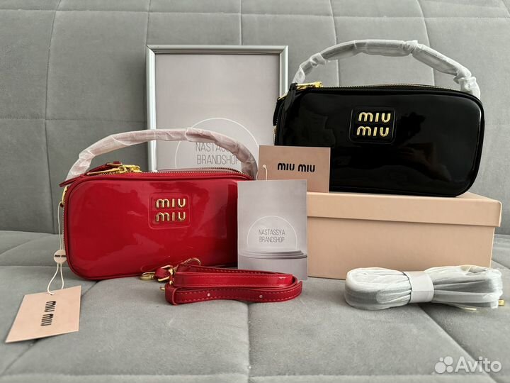 Сумка женская Miu Miu лакированная