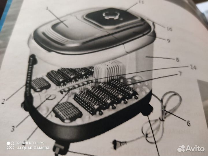 Гидромассажная ванночка для ног Genlon Spa Mini