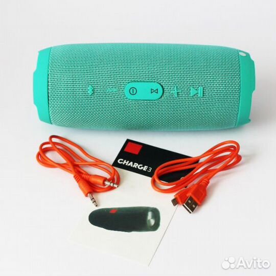 Портативная беспроводная колонка Charge 3+ Зеленая