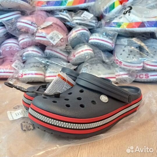 Crocs Crocband Zipper Band Navy M7 опт розница