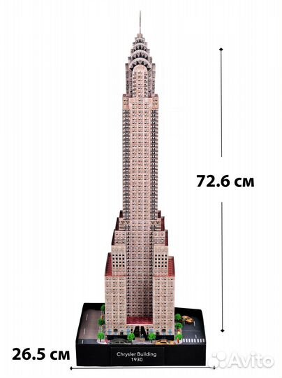 Сборная модель конструктор Chrysler Building