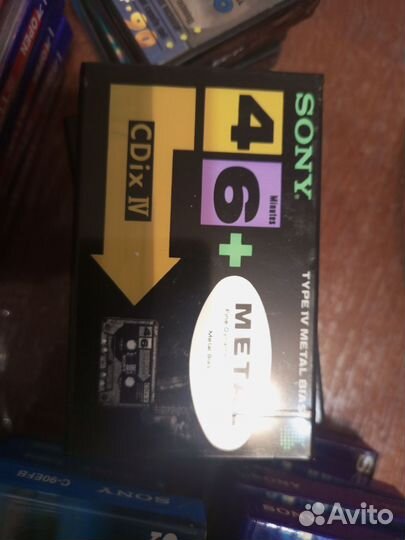 Аудиокассеты новые запечатанные sony