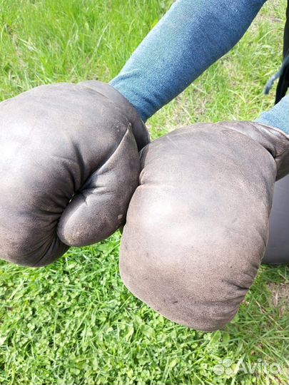 Боксерские перчатки СССР кожаные