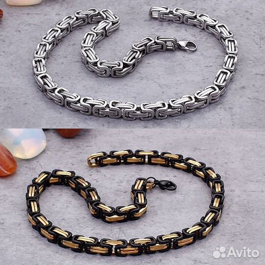 Цепочка Antares 50см (микс) (серебро)